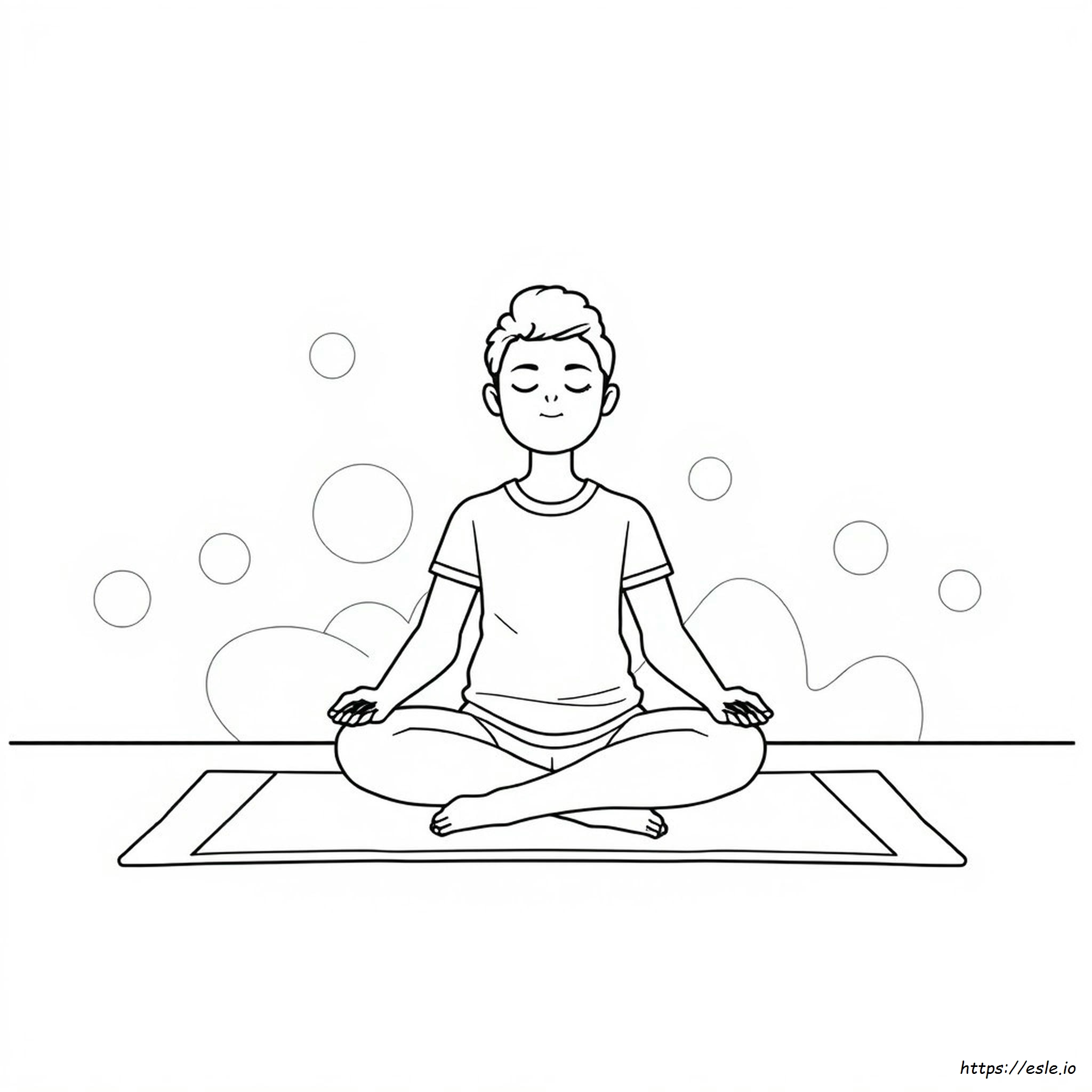 Mindfulness Meditation Colouring