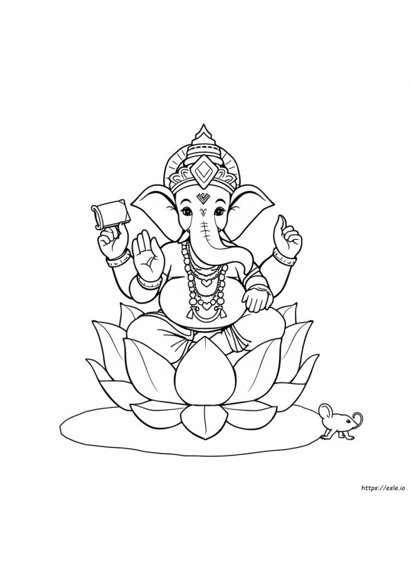 Ganesh Ji Coloring Pages