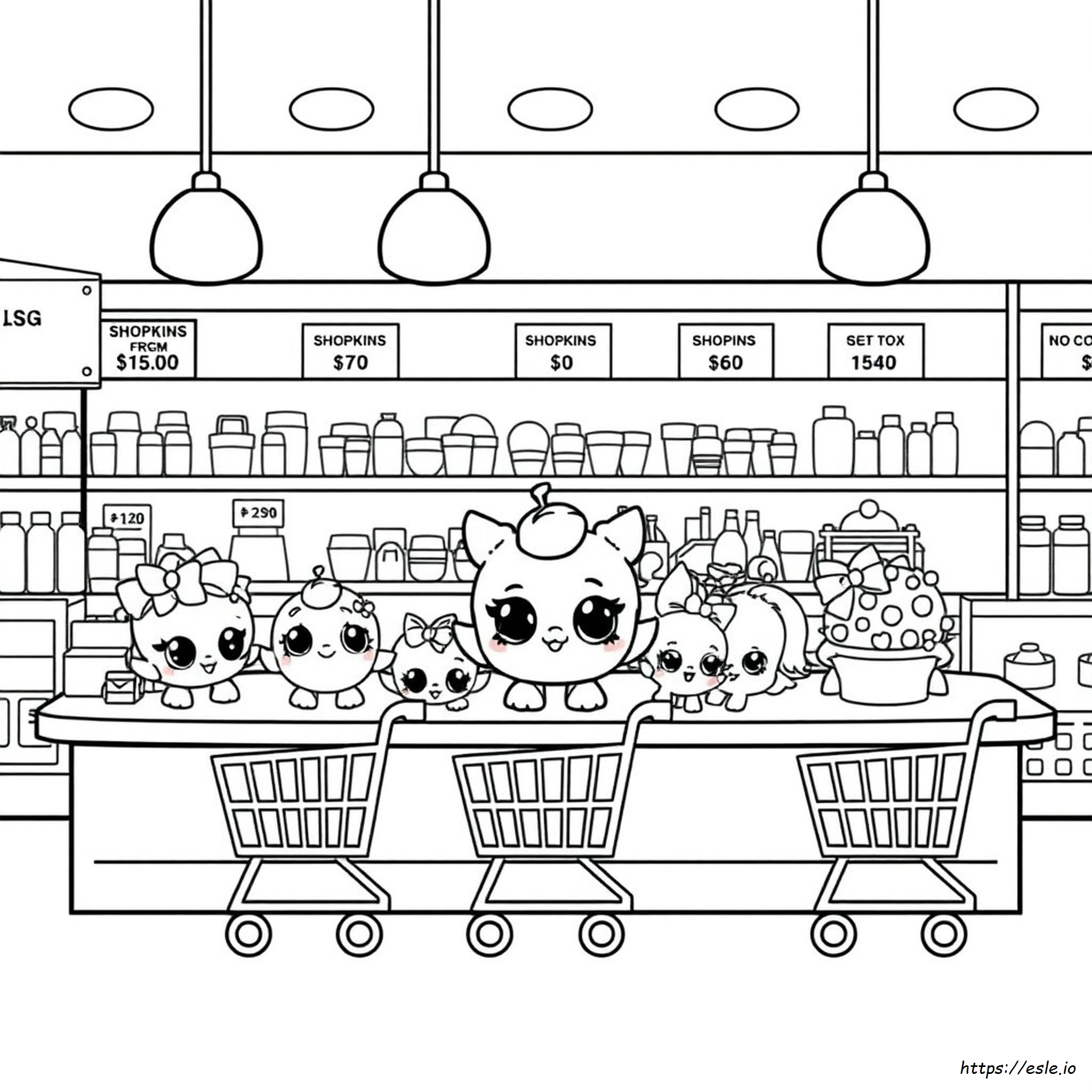 Shopkins Coloring Pages - Free Printable