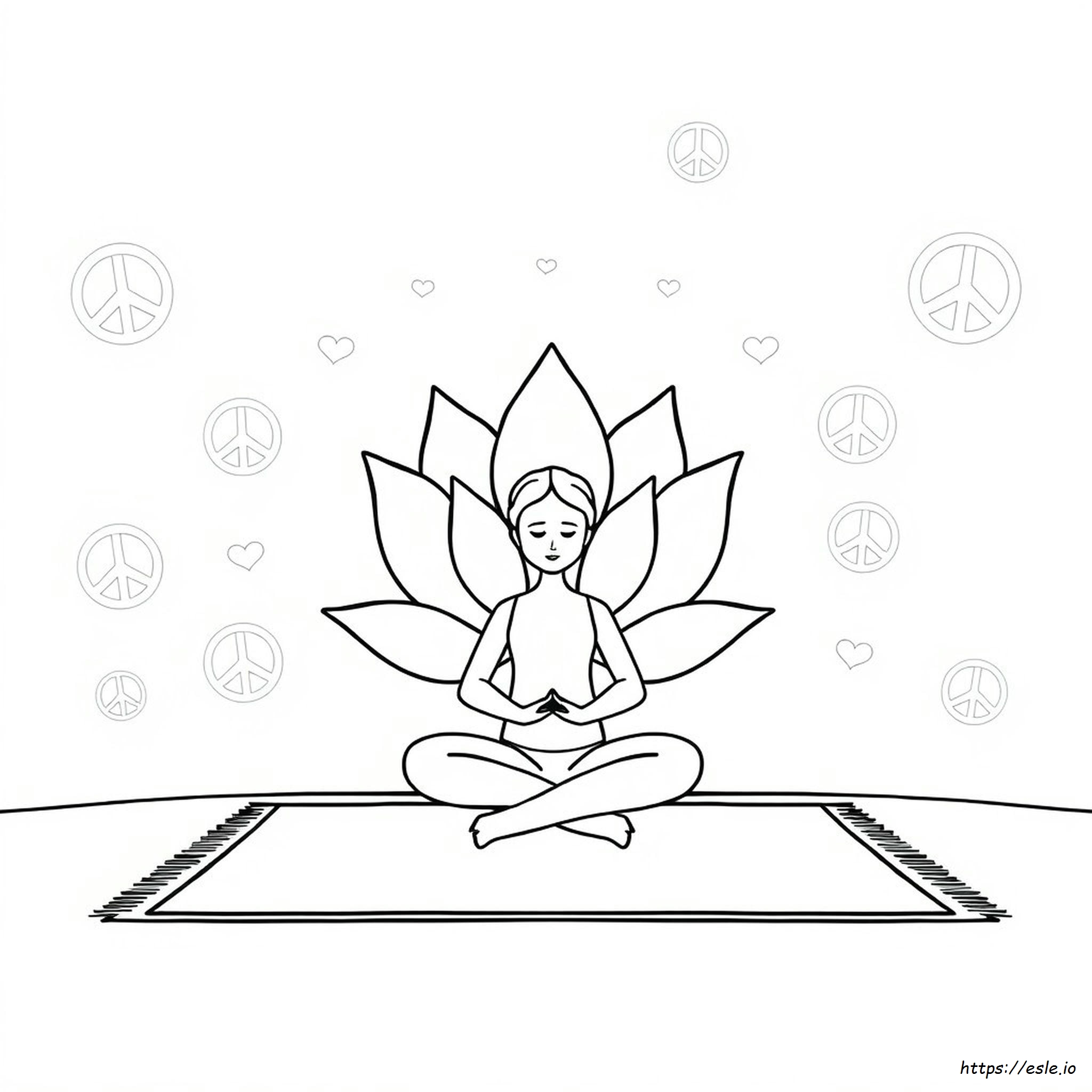 Free Printable Meditation Coloring Pages