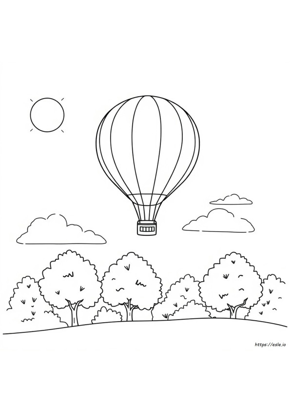 Balloon Colouring Pages