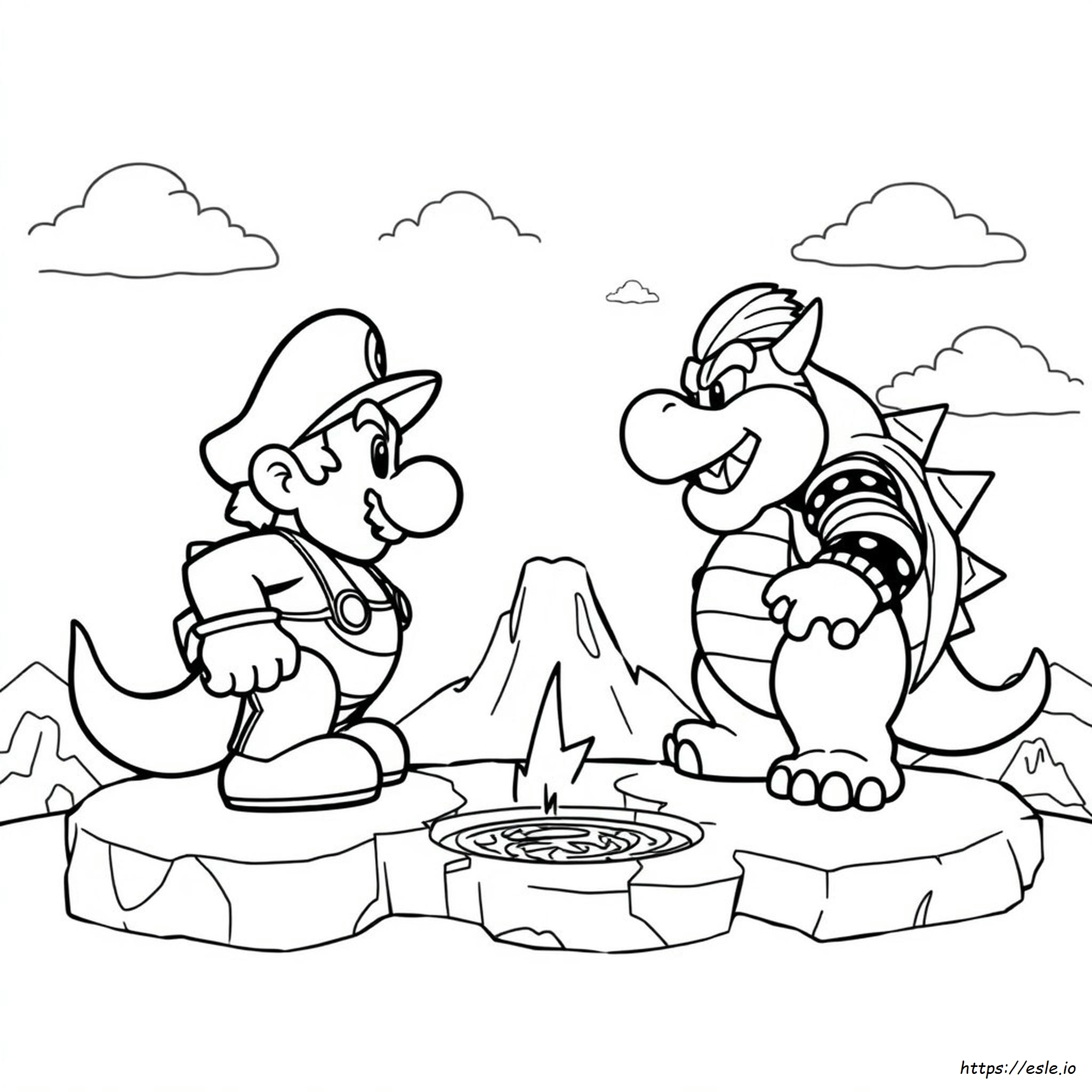 Mario Koopa Coloring Pages
