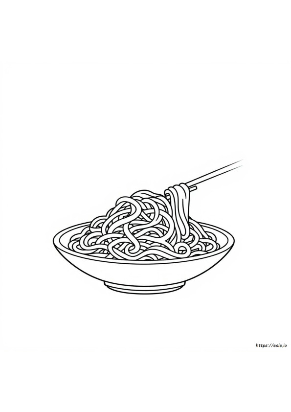 Noodles Colouring