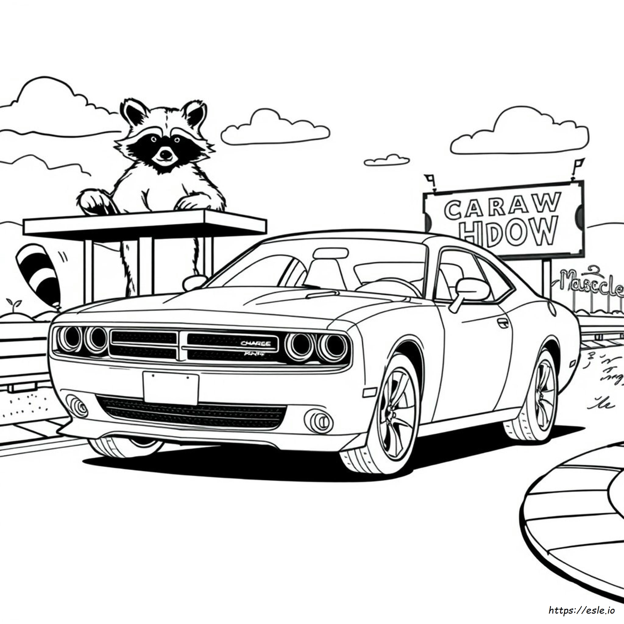 Dodge Charger Coloring Pages