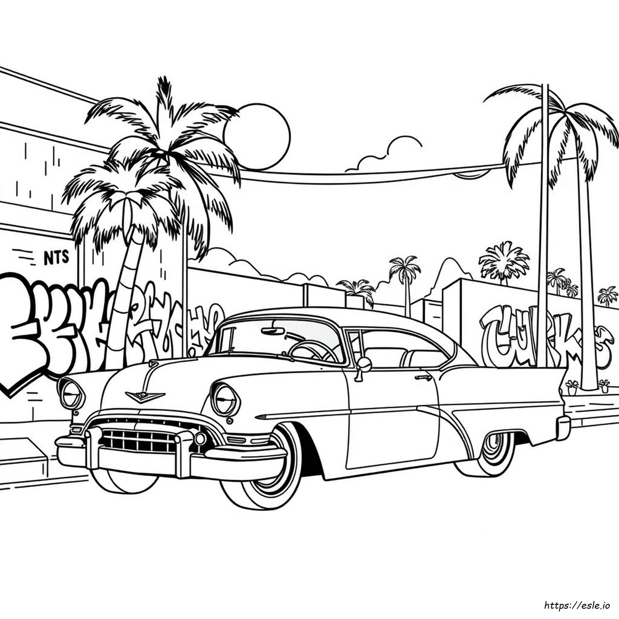 Free Lowrider Coloring Pages
