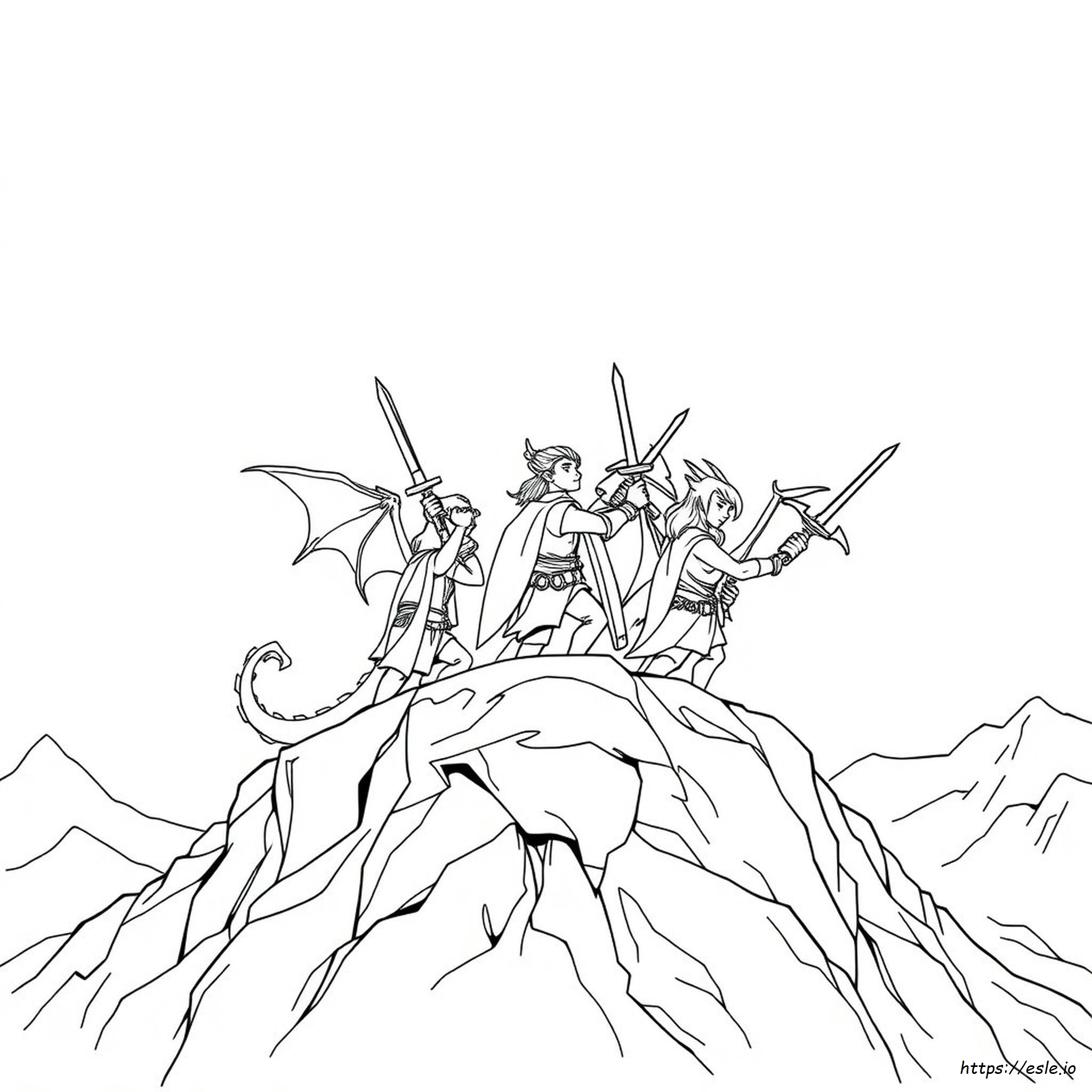 Printable Dragon Masters Coloring Pages