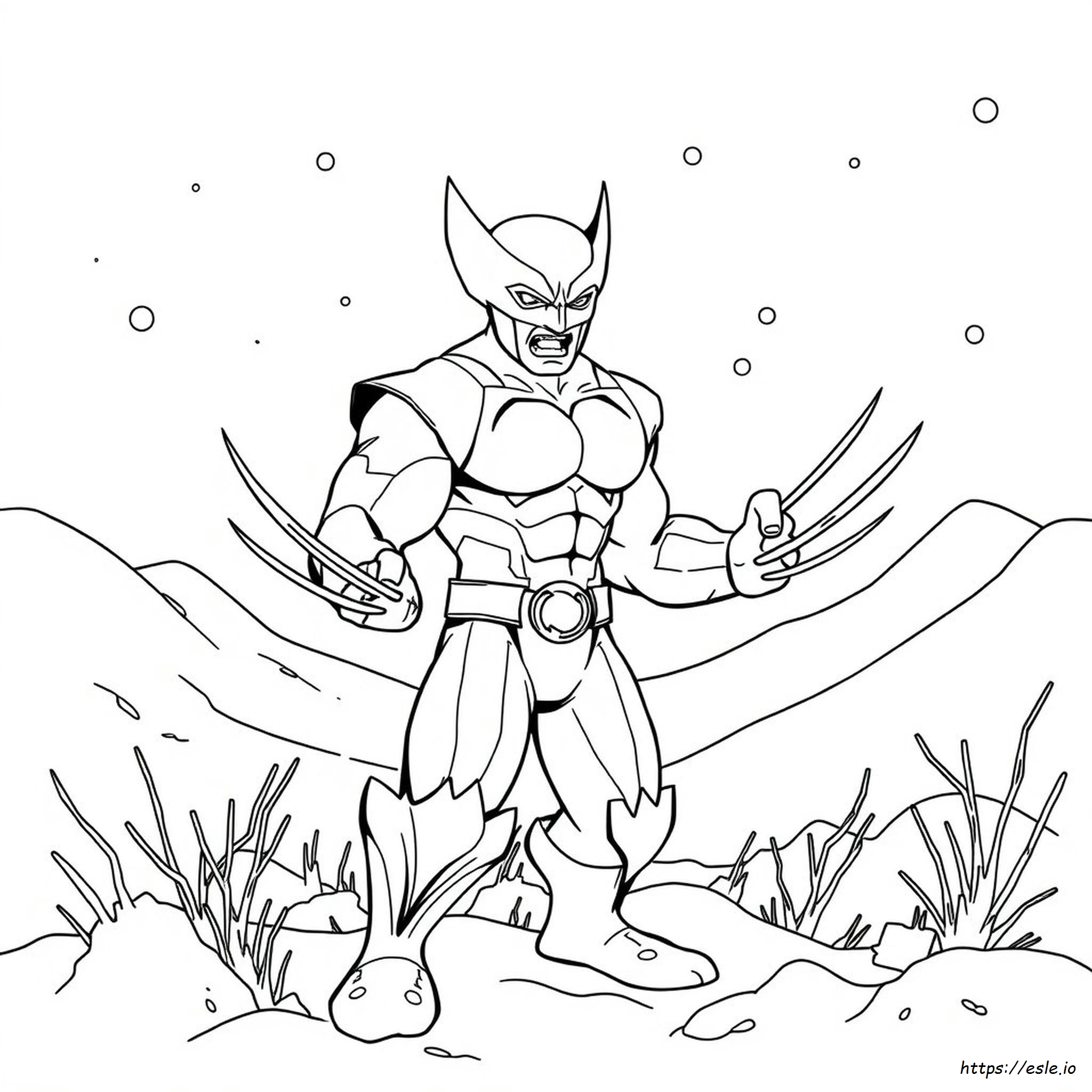 Wolverine Coloring Pages For Kids