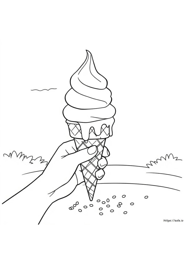 Ice Cream Cone Images For Coloring