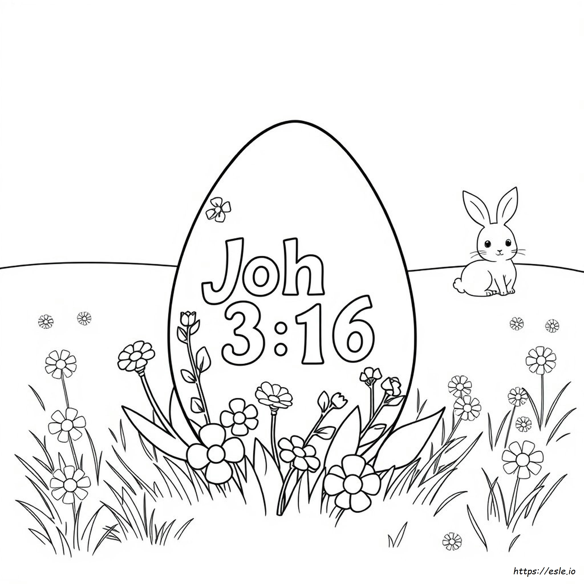 Easter Bible Verse Coloring Pages - Free Printable