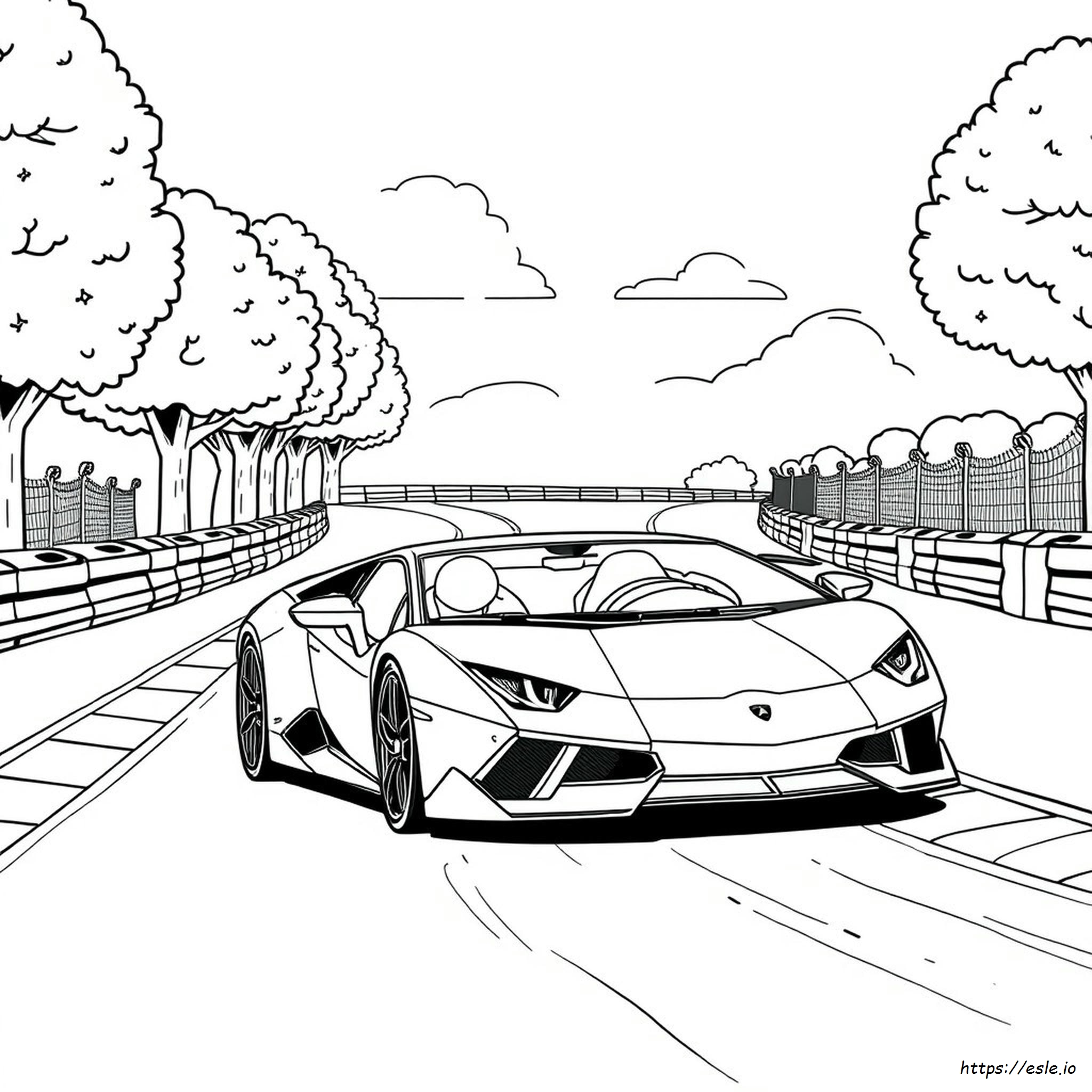 Lambo Gambar Mewarnai Gratis Untuk Dicetak