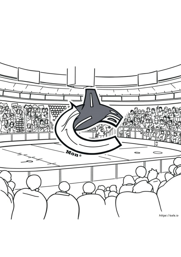 Vancouver Canucks Coloring Pages