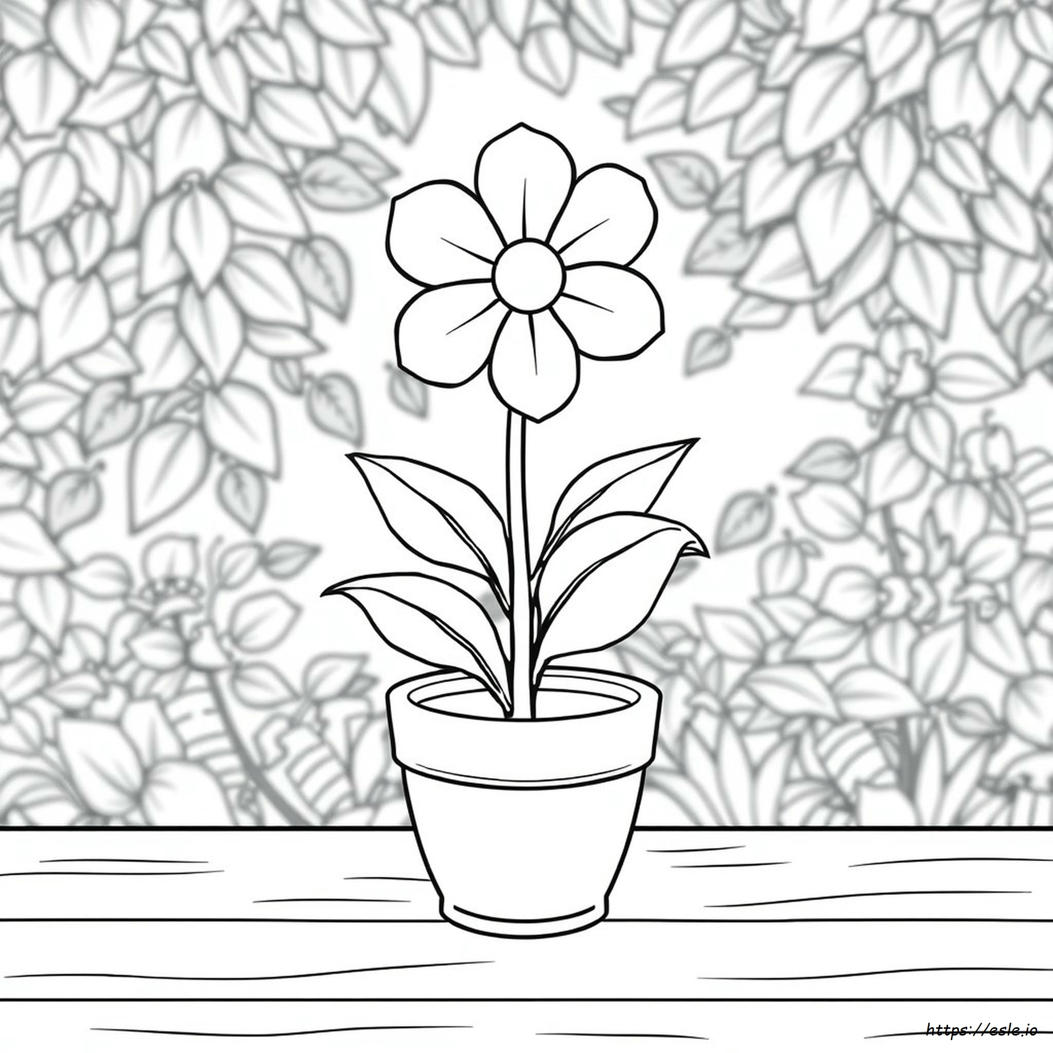 Cute Flower Coloring Pages For Adults