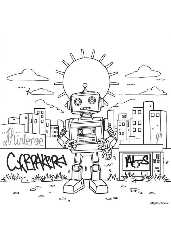 Coloriage Années 80 À Imprimer