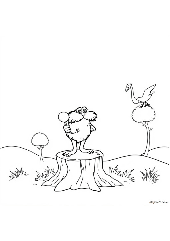 Ingyenes Nyomtatható Lorax Színező Oldalak