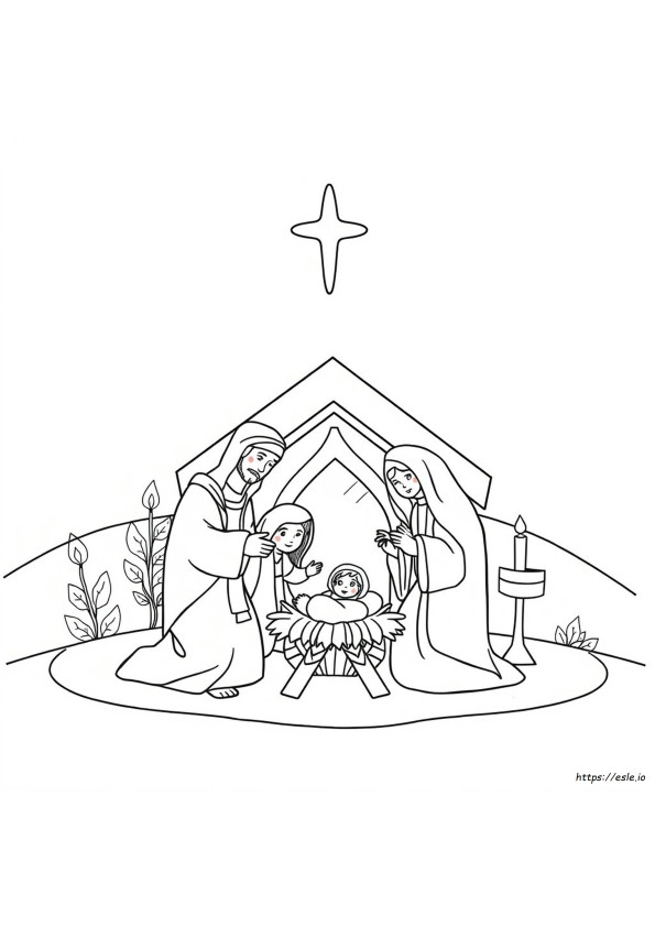 Catholic Christmas Coloring Pages