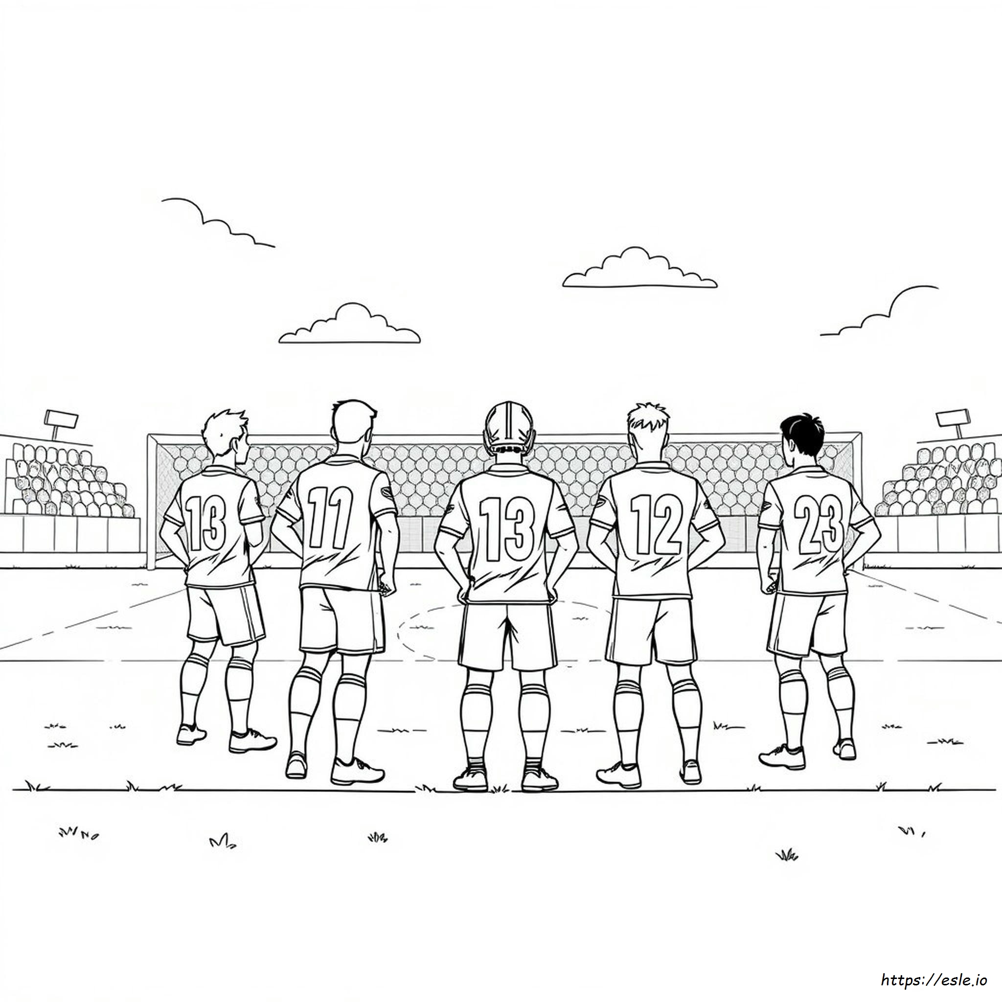 Football Club Coloring Pages