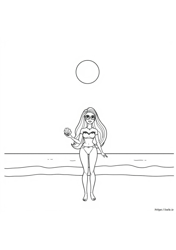 Barbie Cartoon Images For Colouring