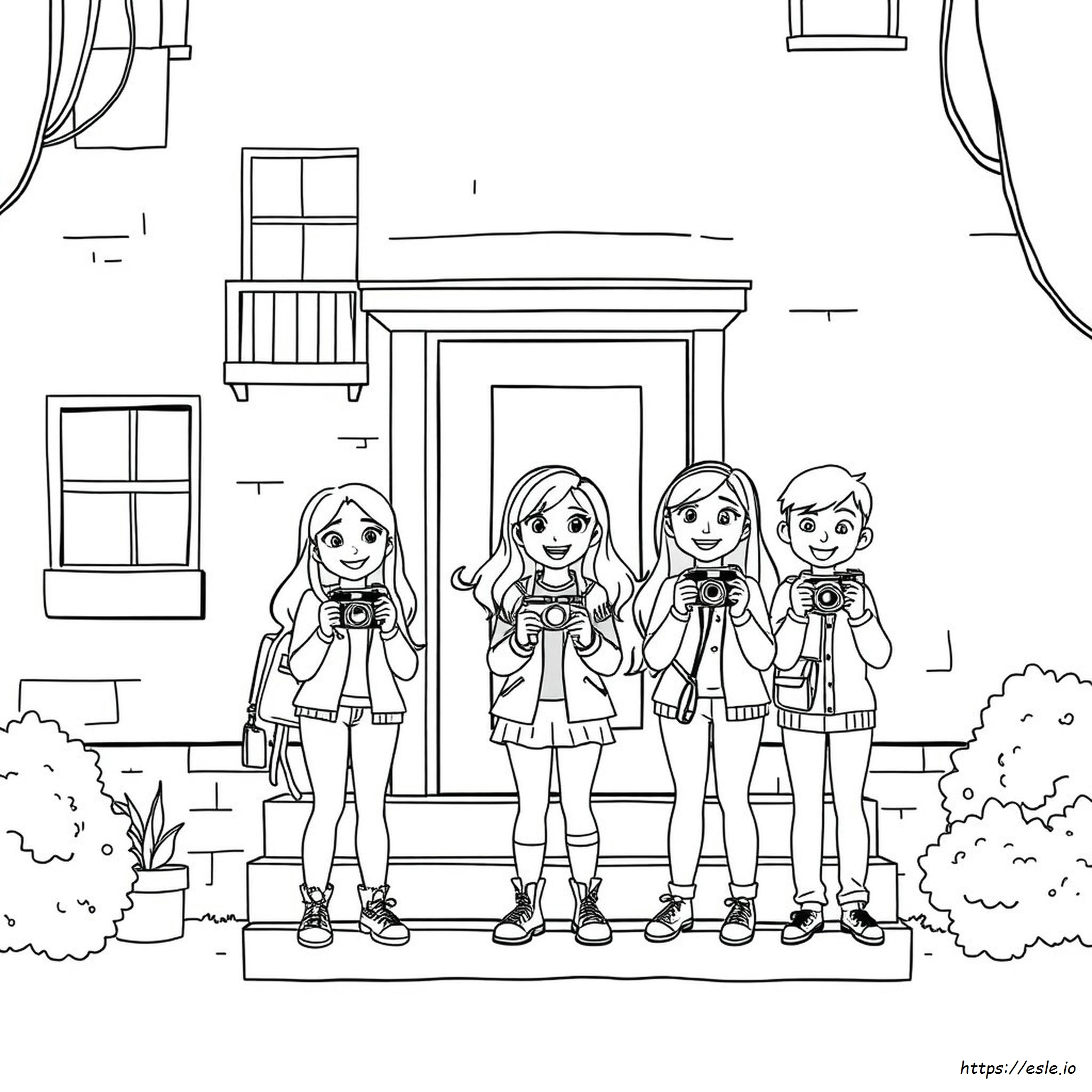 Icarly Colouring Pages