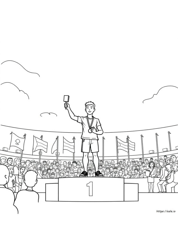 Pagine Da Colorare Stampabili Delle Olimpiadi Estive