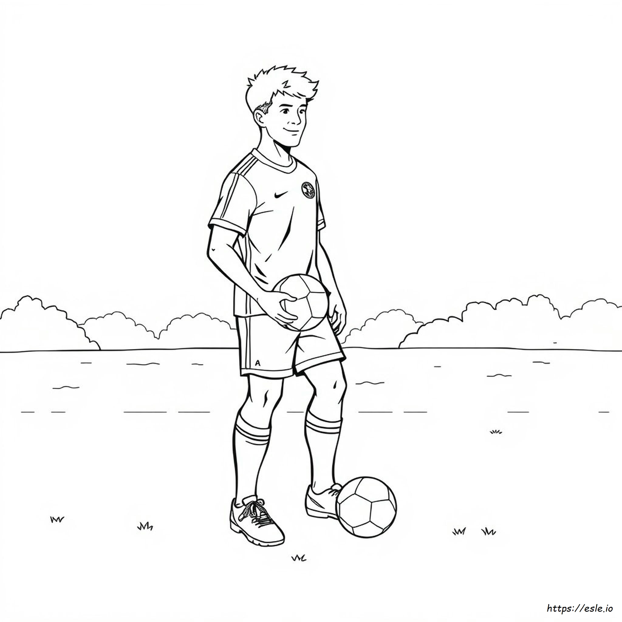 Coloriages De Joueurs De Football
