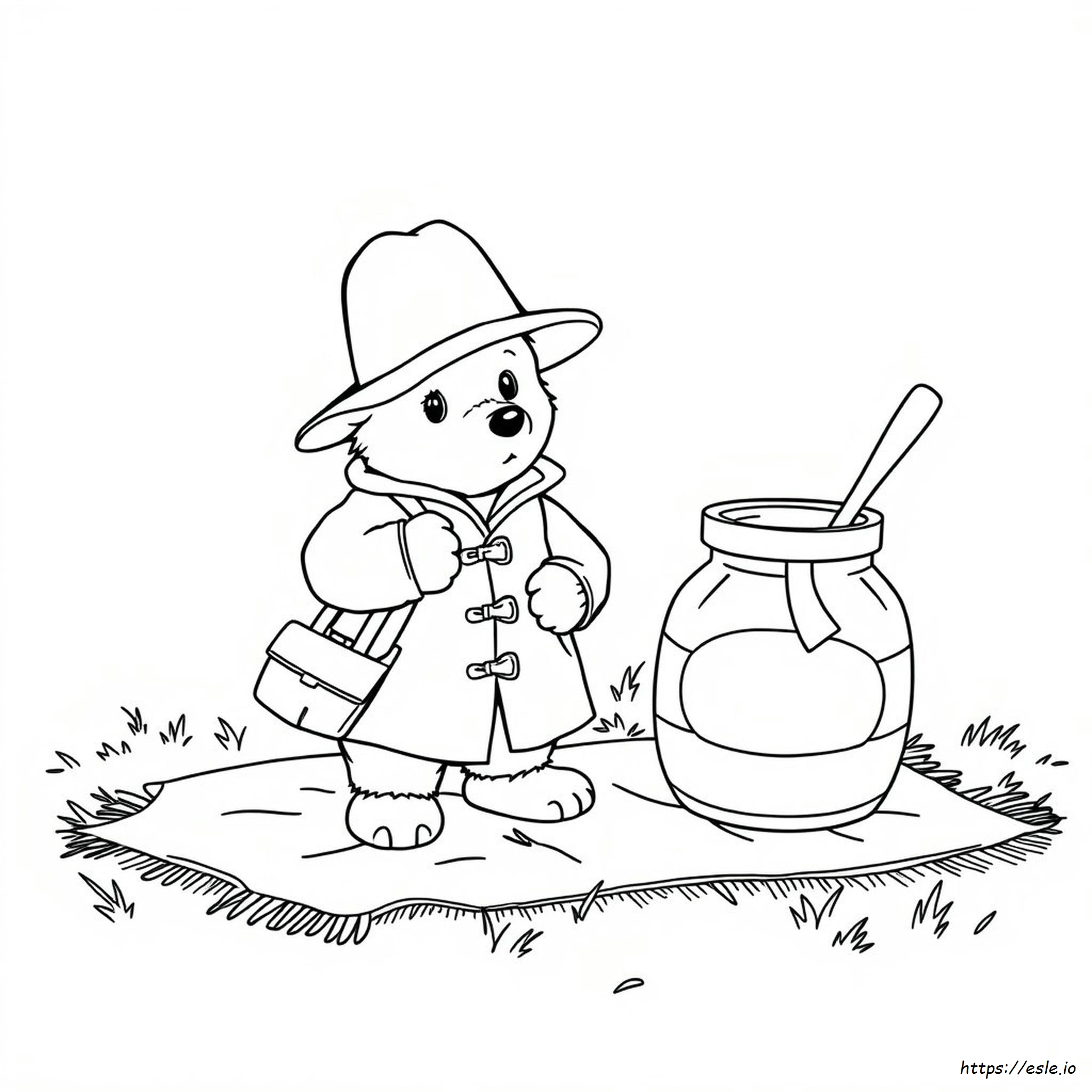 Printable Paddington Colouring Pages