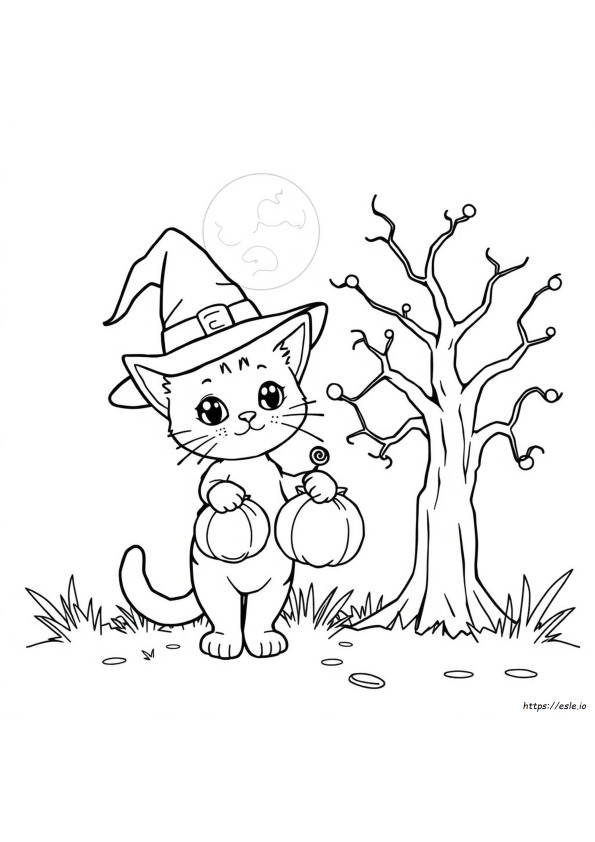 Anime Halloween Coloring Pages Printable