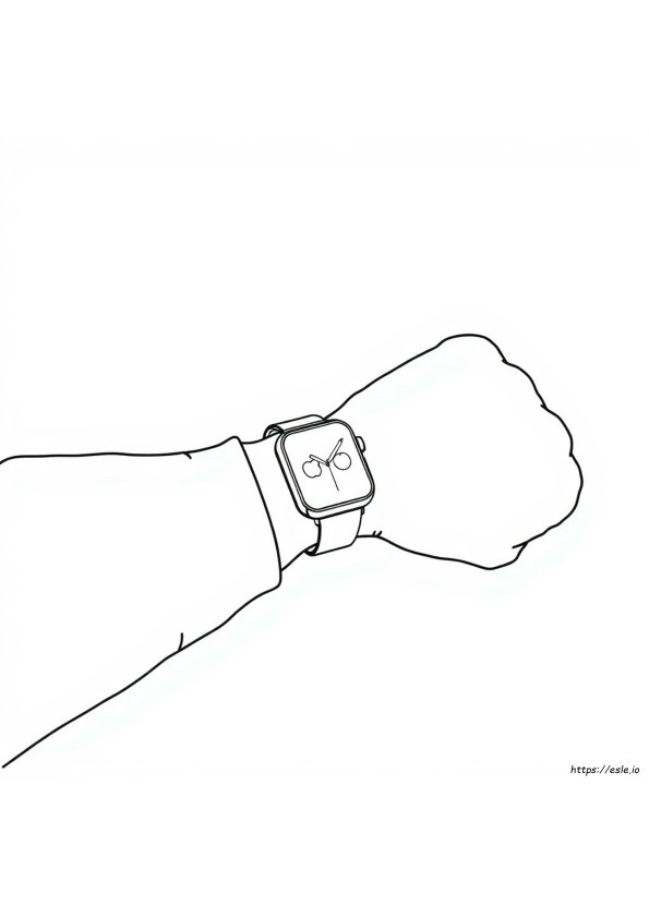 Apple Watch Kleurplaat