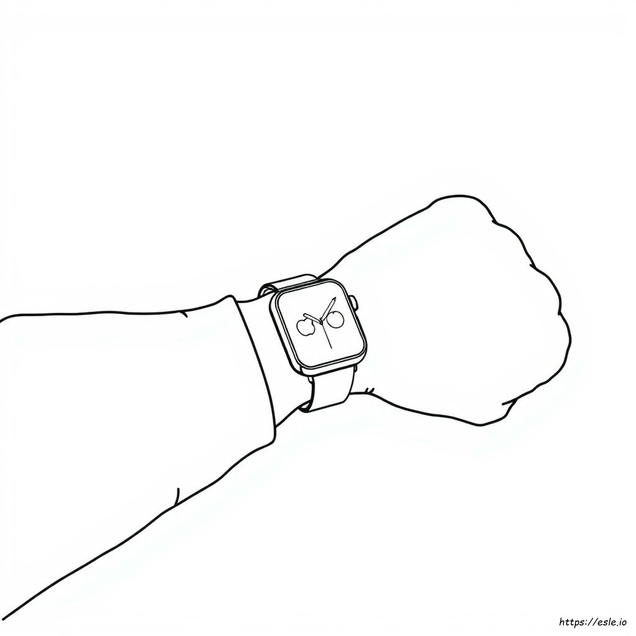 Apple Watch Coloring Page