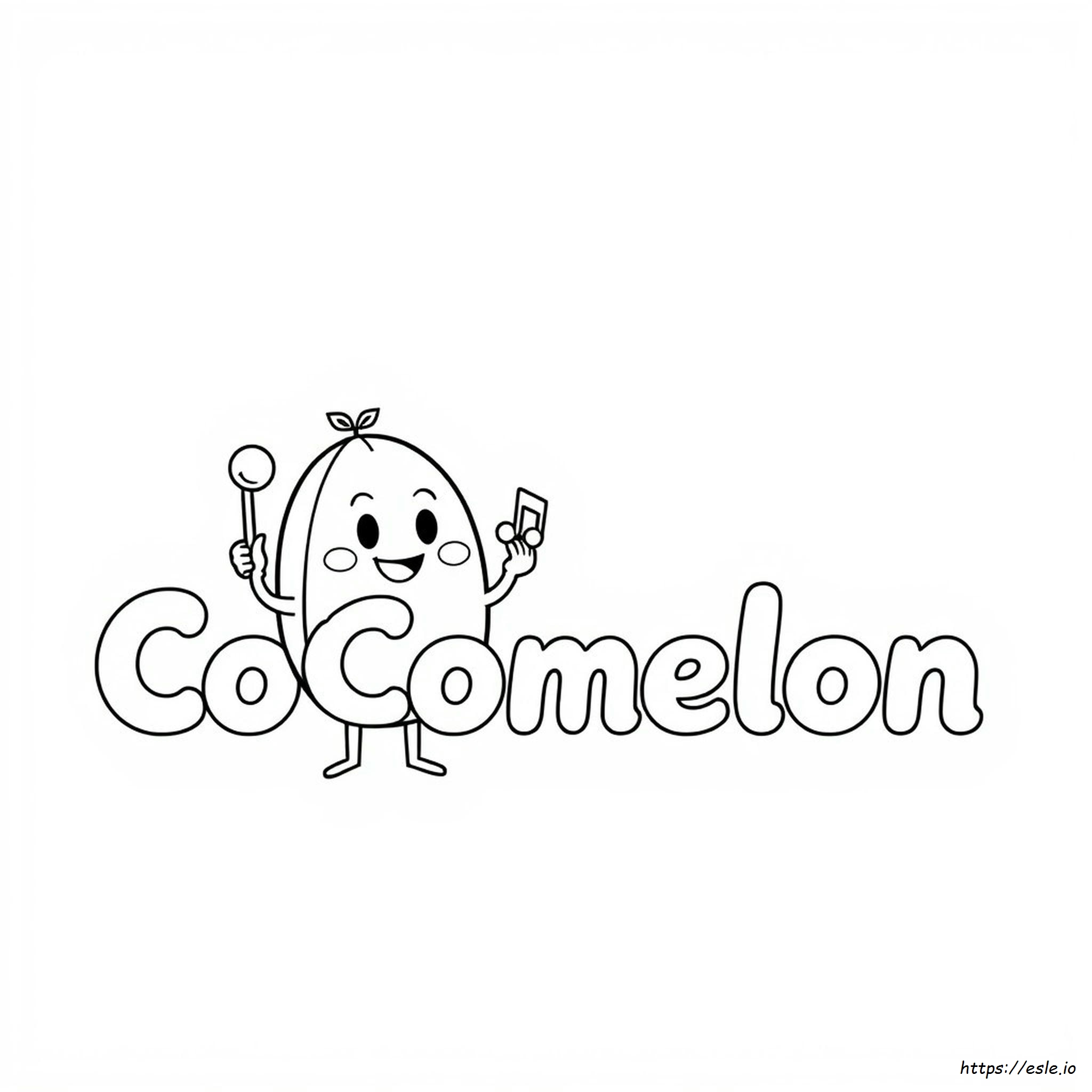 Logo Cocomelon Gambar Mewarnai - Gratis untuk Dicetak