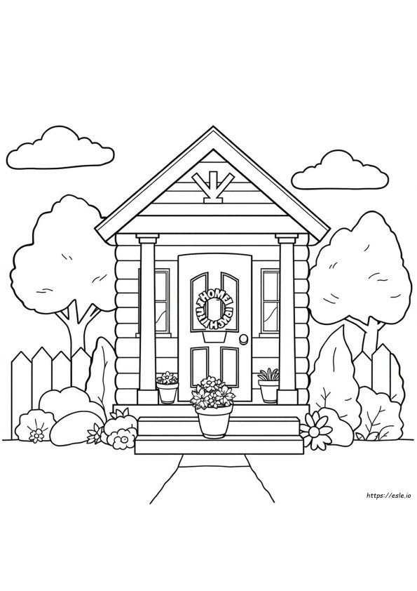 Home Sweet Home Coloring Pages