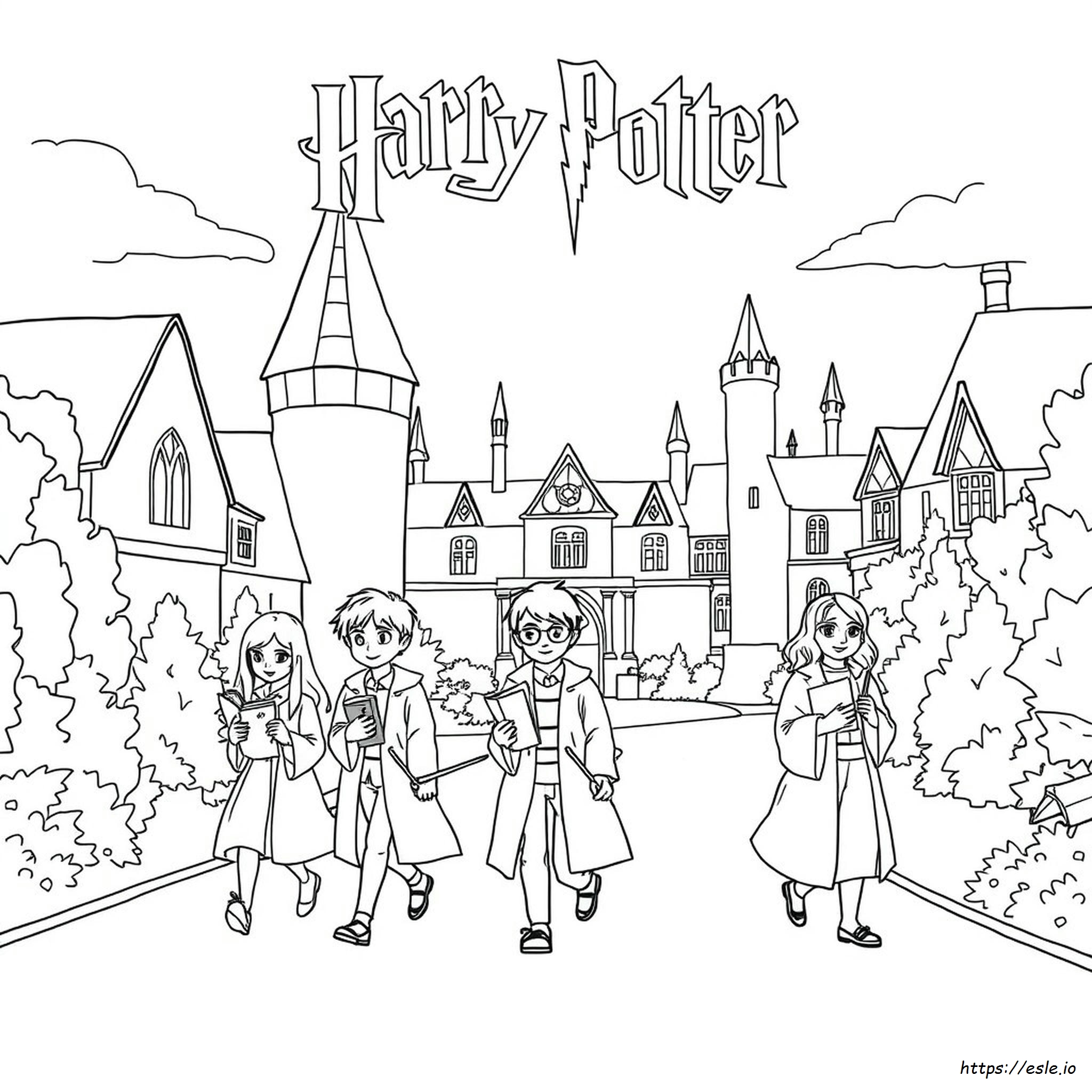 Harry Potter Coloring Book - Free Printable
