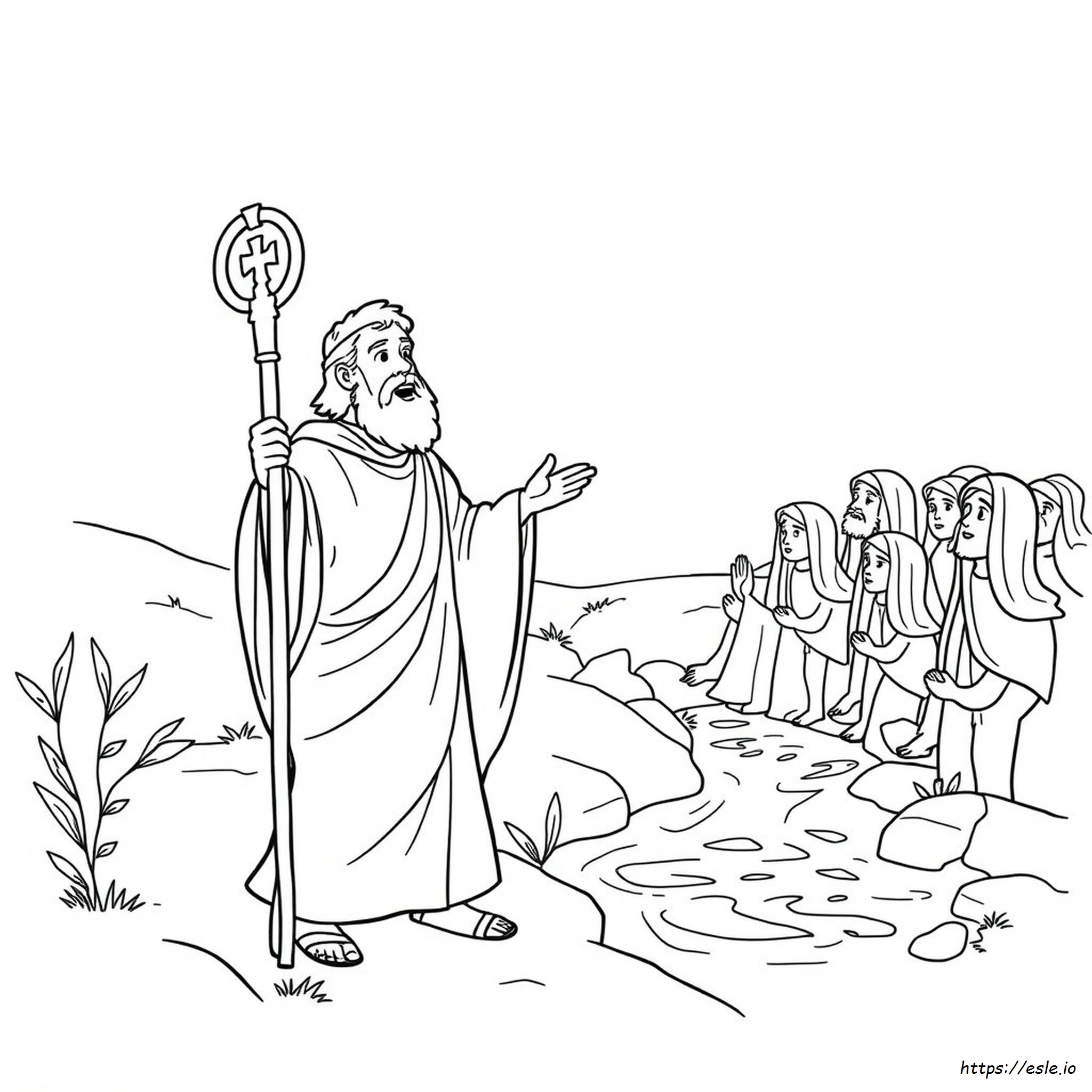 John The Baptist Colouring Sheet