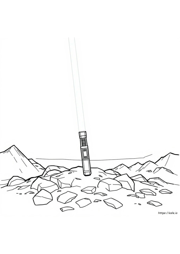 Lightsaber Colouring
