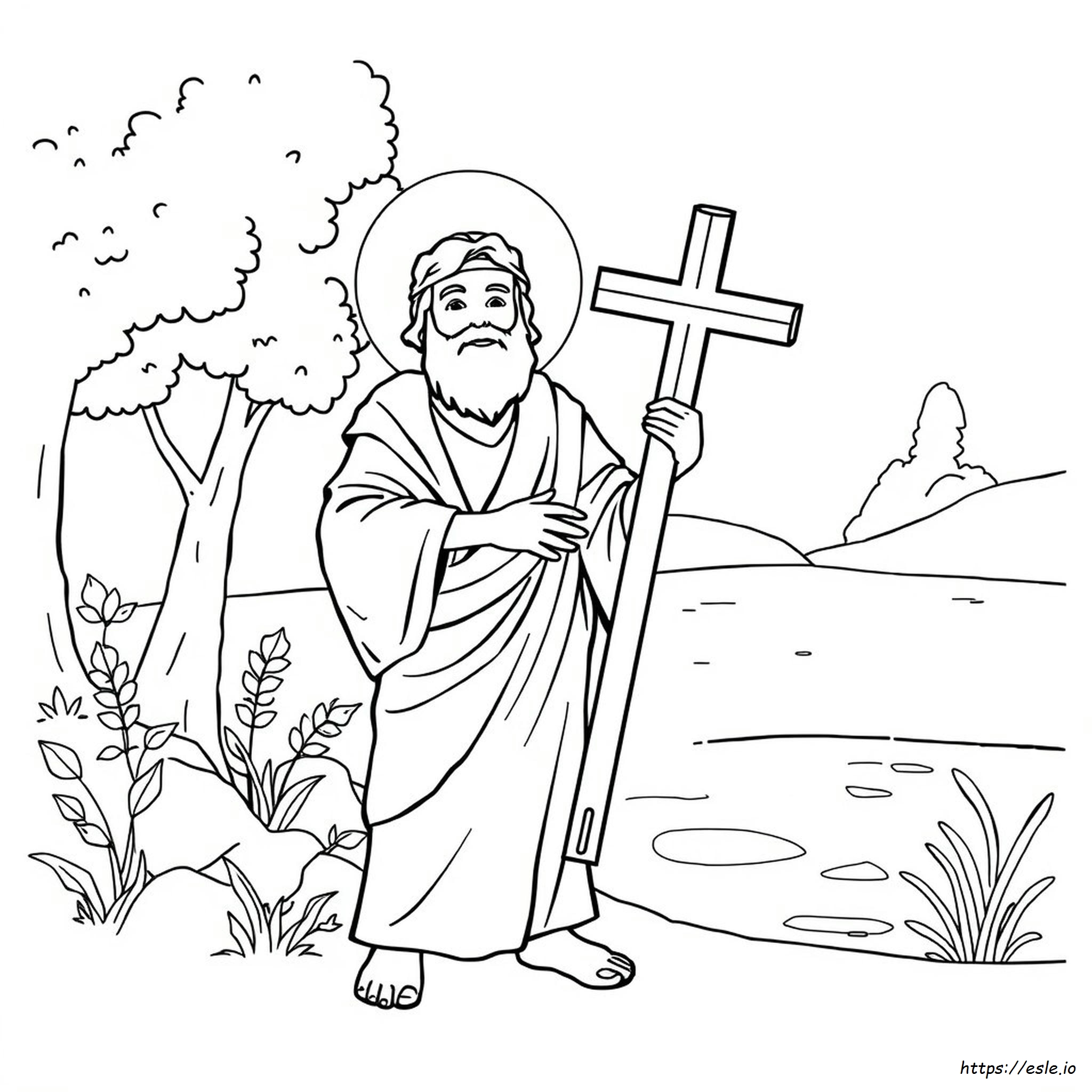 John The Baptist Colouring