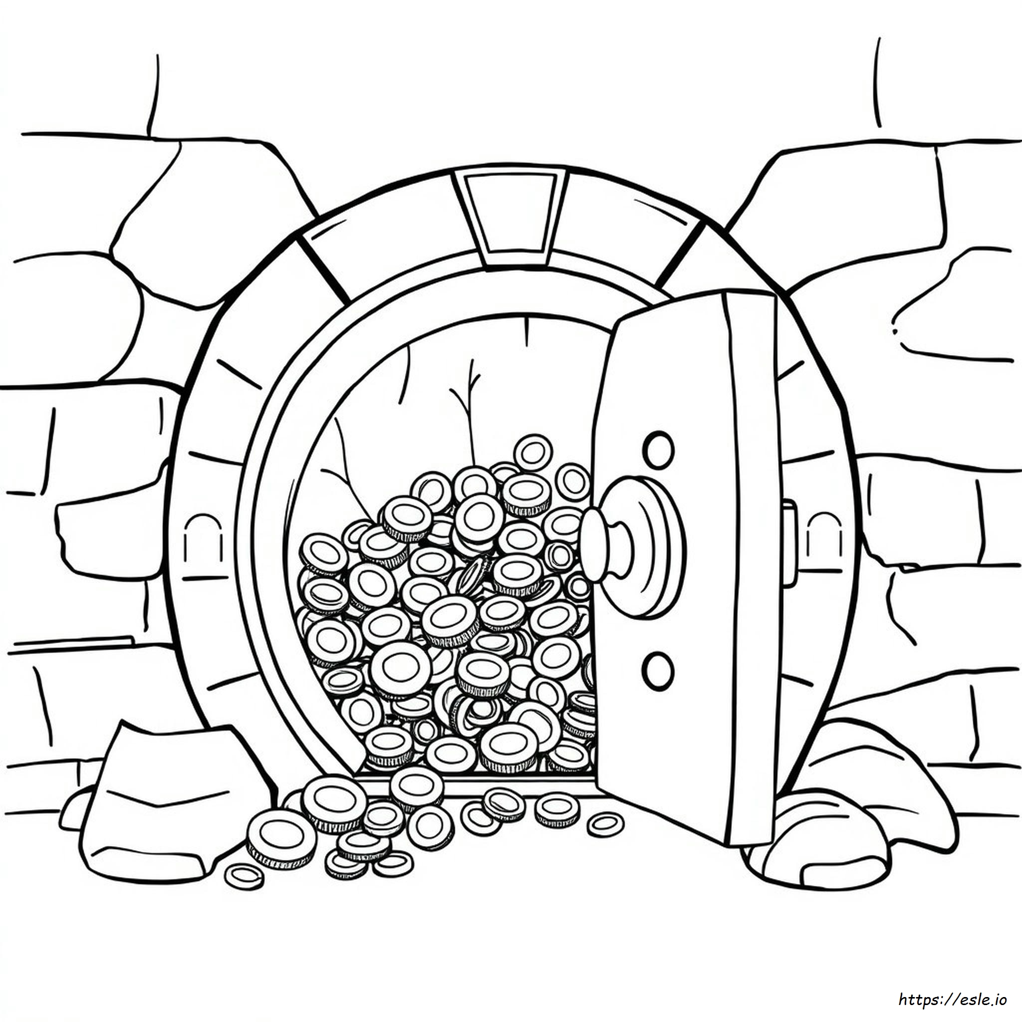 Bank Colouring Pages