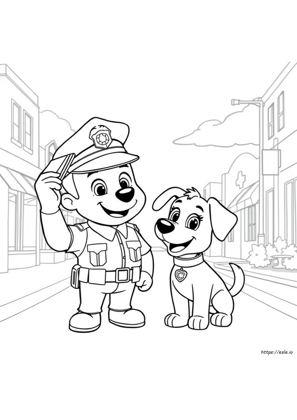 Officer Buckle And Gloria Coloring Pages