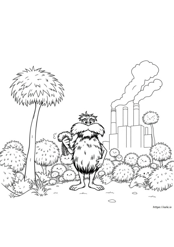 A Lorax Színező