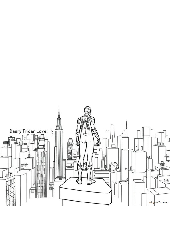 Ps4 Homecoming Spiderman Coloring Pages