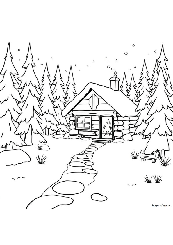 Cozy Wyo Coloring Pages