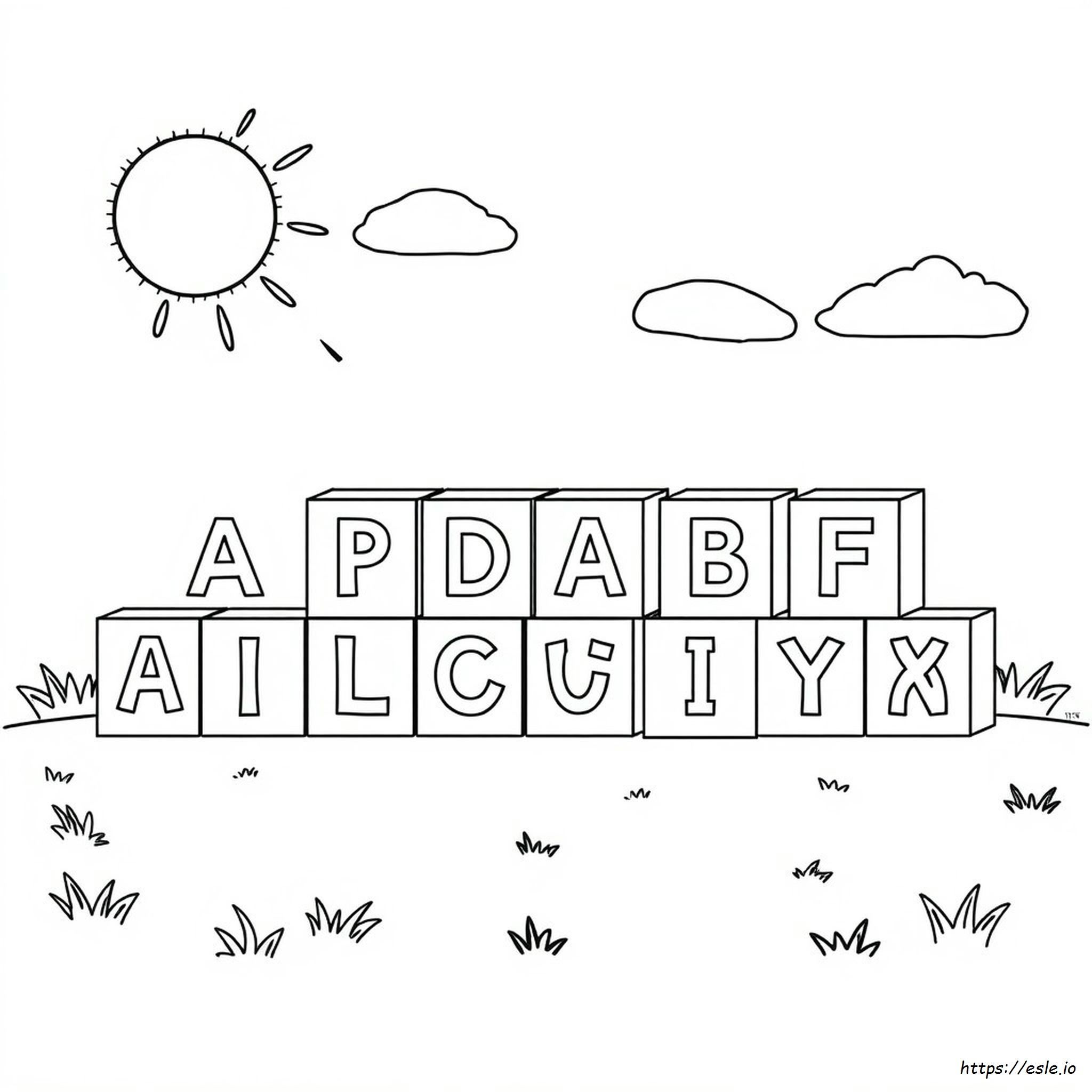 Alphablocks Coloring Pages A To Z