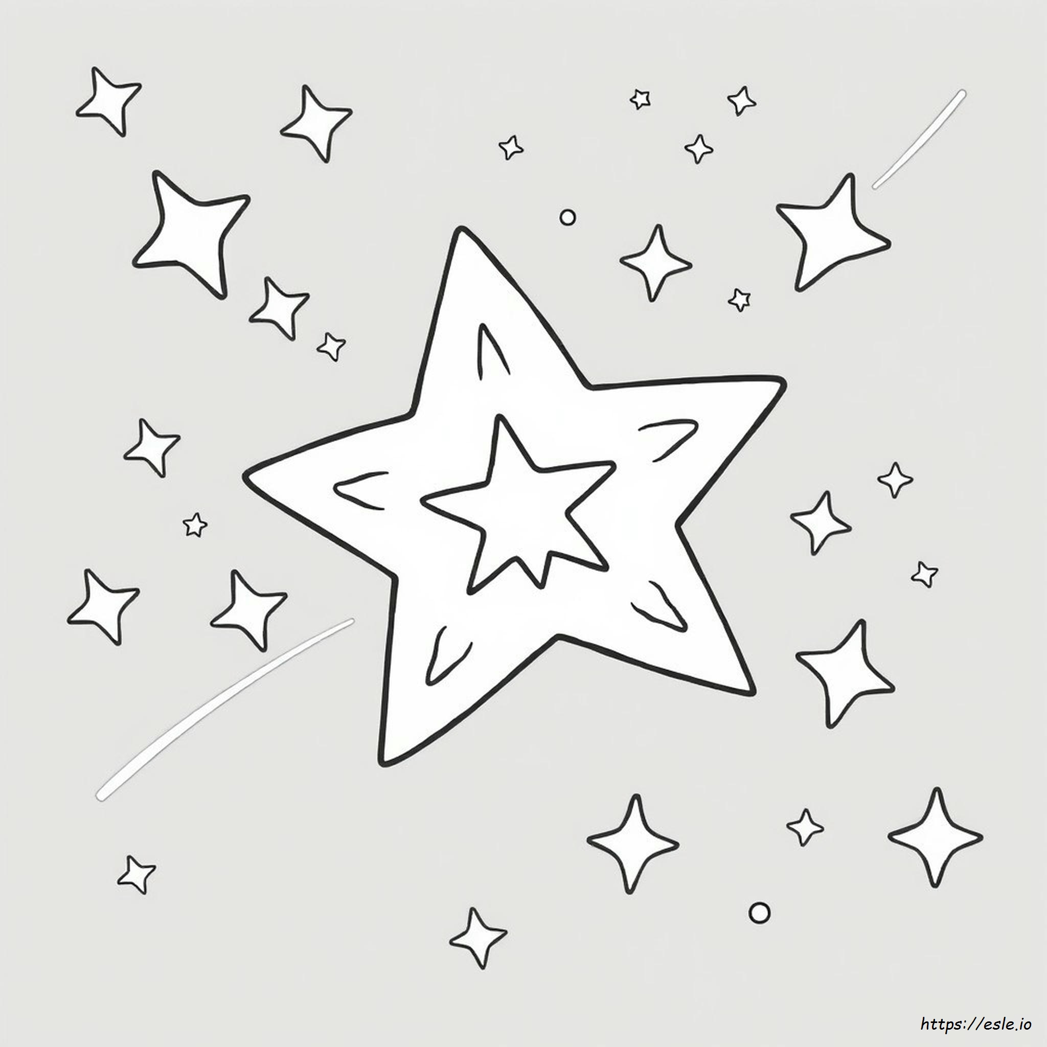 Star Clipart Coloring