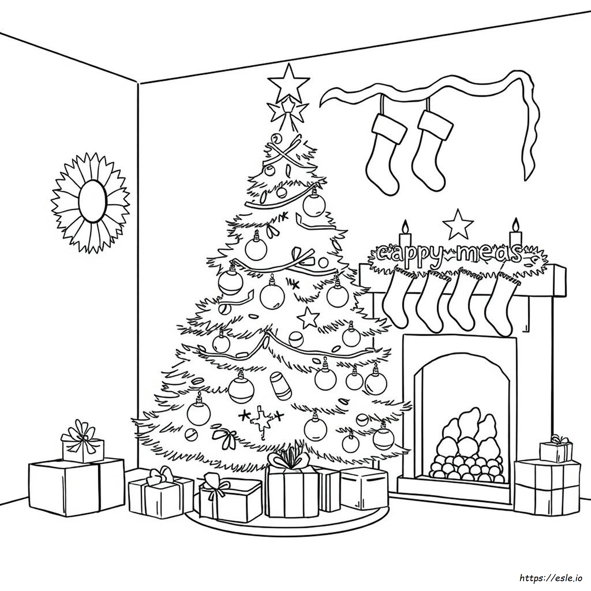 Christmas Coloring Pages Medium