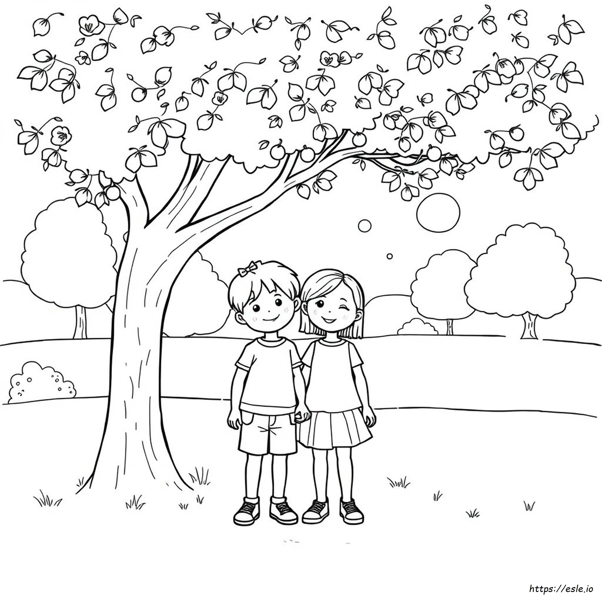 Dibujos Para Colorear De Dos Amigos