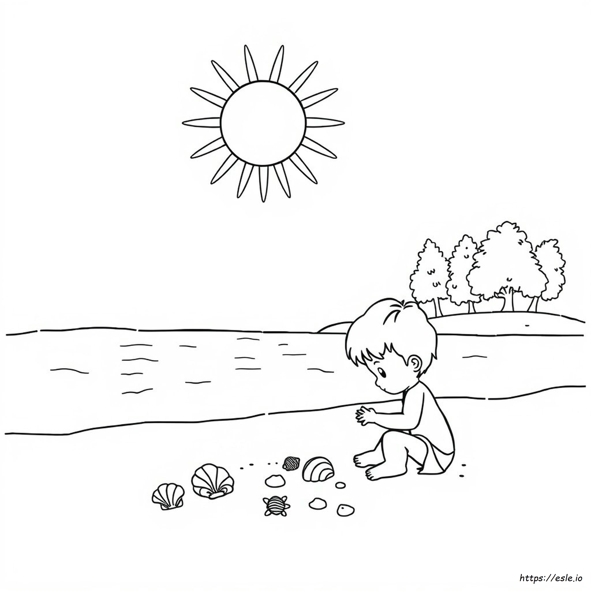 Summer Season Coloring Pages