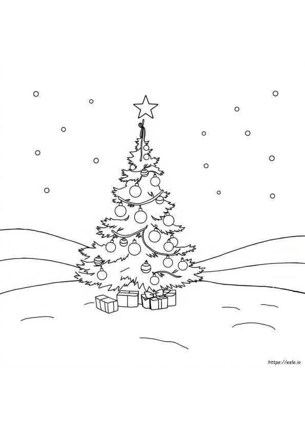 December Colouring Pages Printable