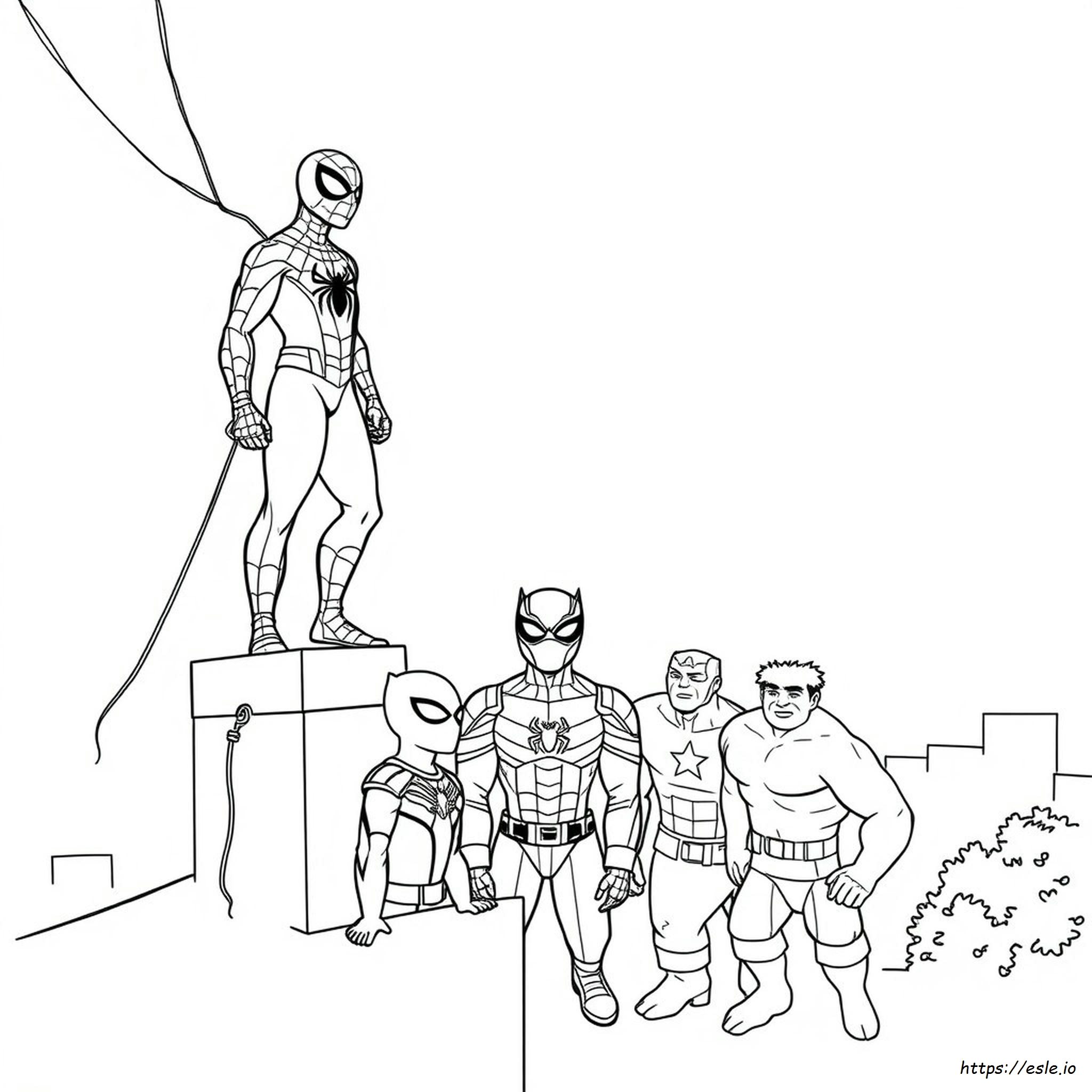 Spidey Und Seine Erstaunlichen Freunde Ausmalbilder Zum Ausdrucken