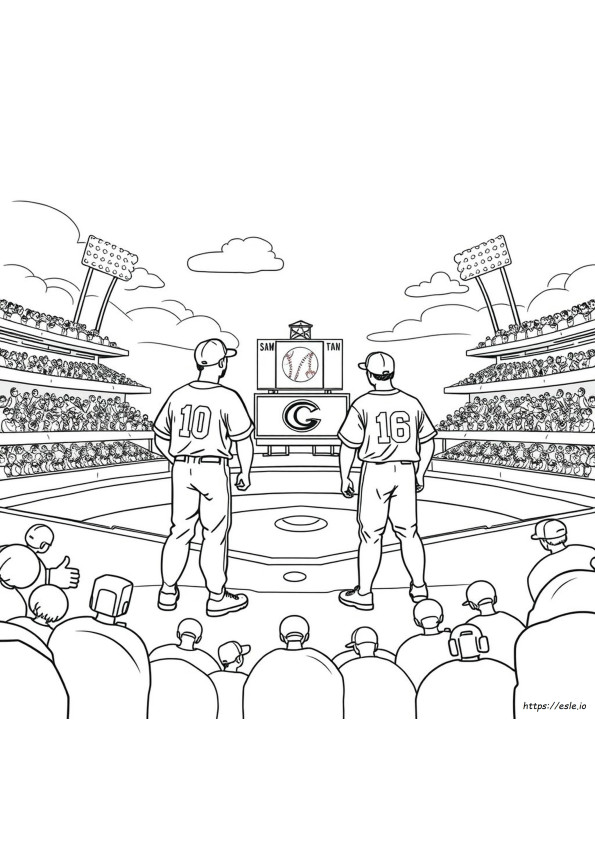 World Series Coloring Pages