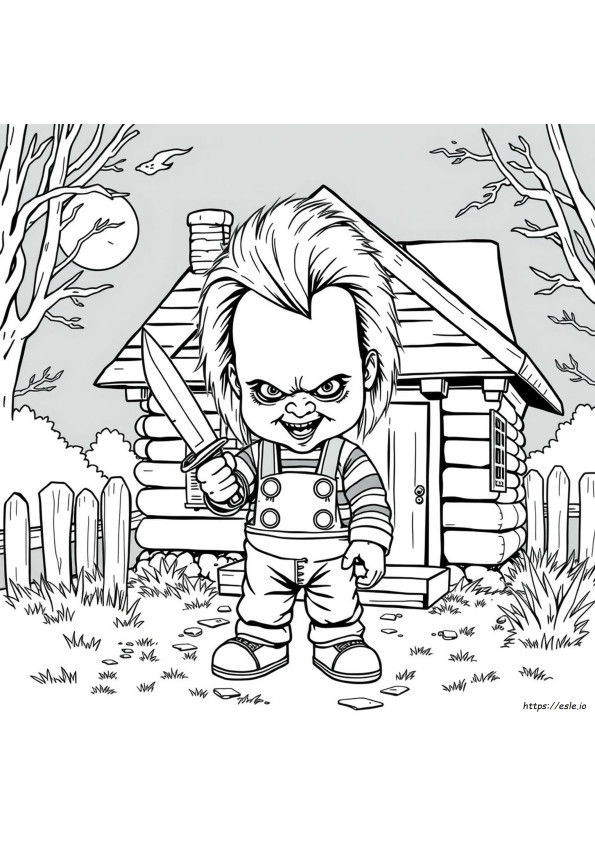Kolorowanki Chucky