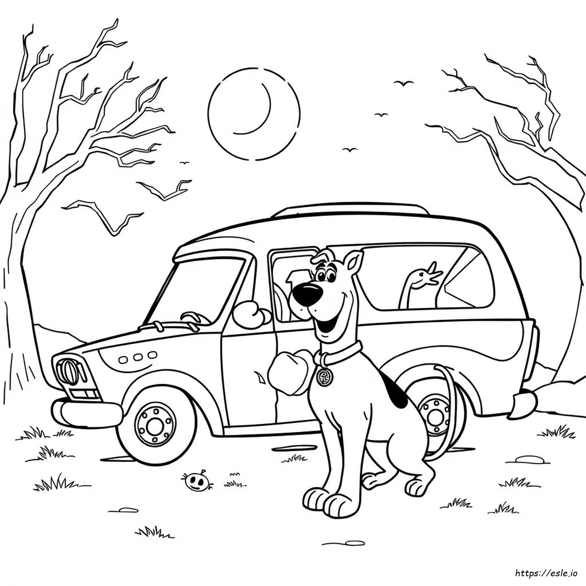 Scooby Doo Coloring Page - Free Printable for Kids