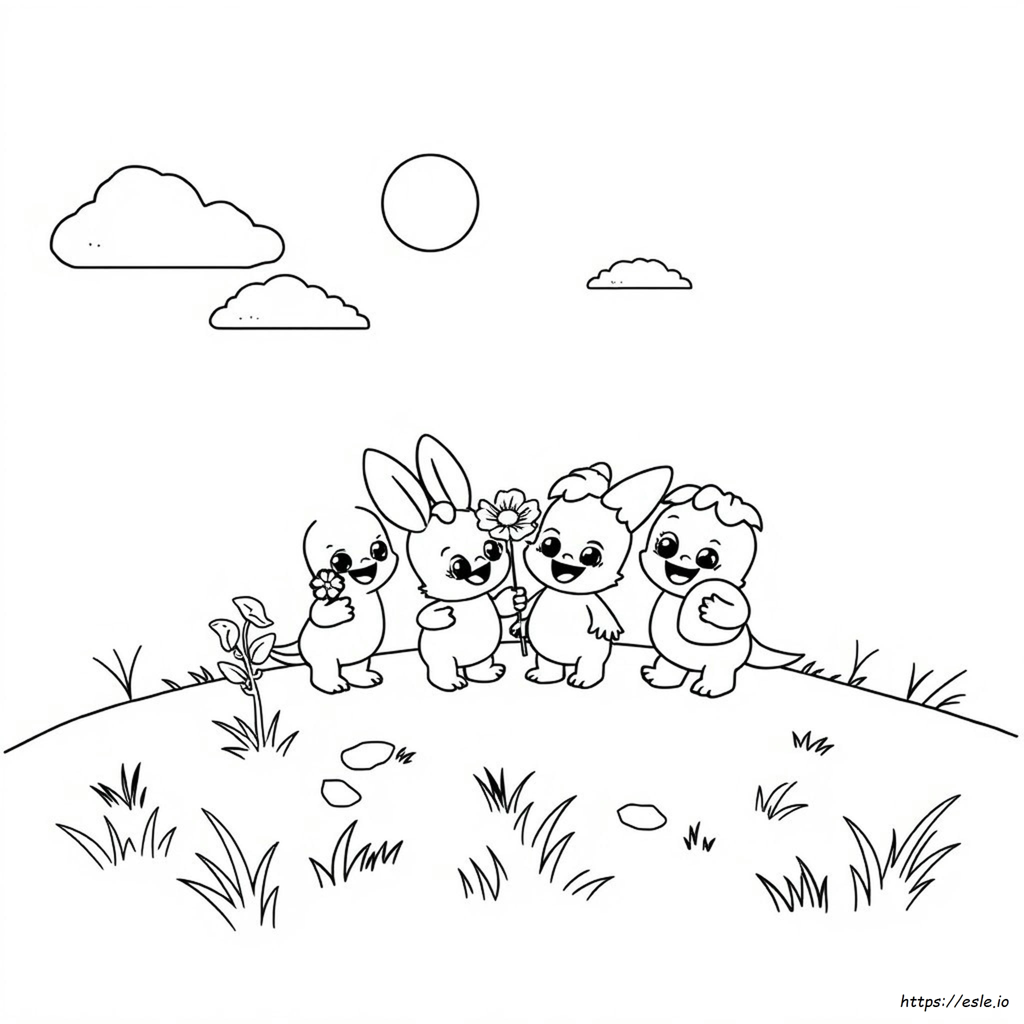 Moshling Colouring Pages